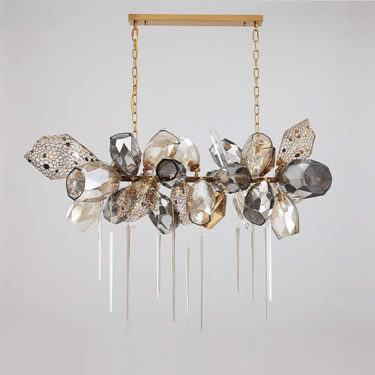 Изображение товара Подвесная люстра Delight Collection Britannica 8898P/BL gold/smoky