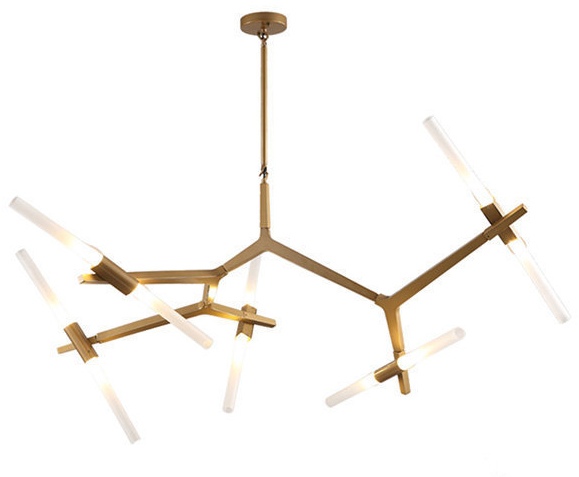 Изображение товара Подвесная люстра на штанге Delight Collection Agnes 9078/10 gold