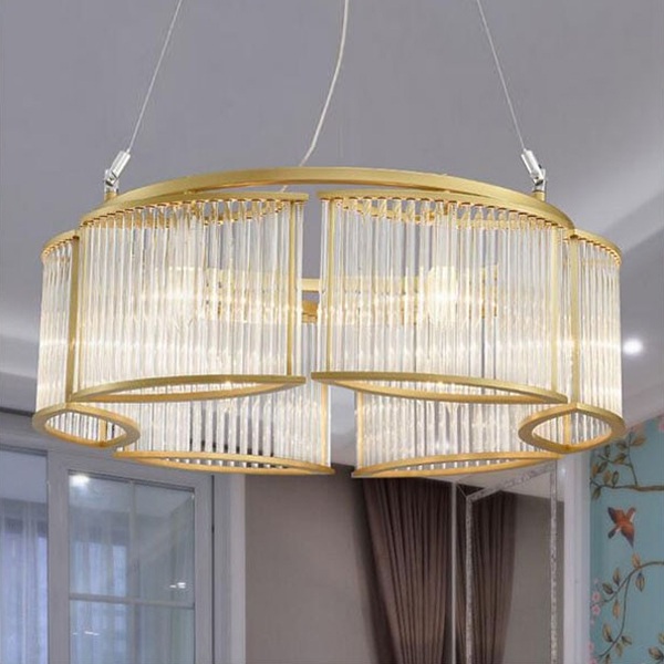 Изображение товара Подвесная люстра Delight Collection Stilio 9512R/6 gold с 6 плафонами