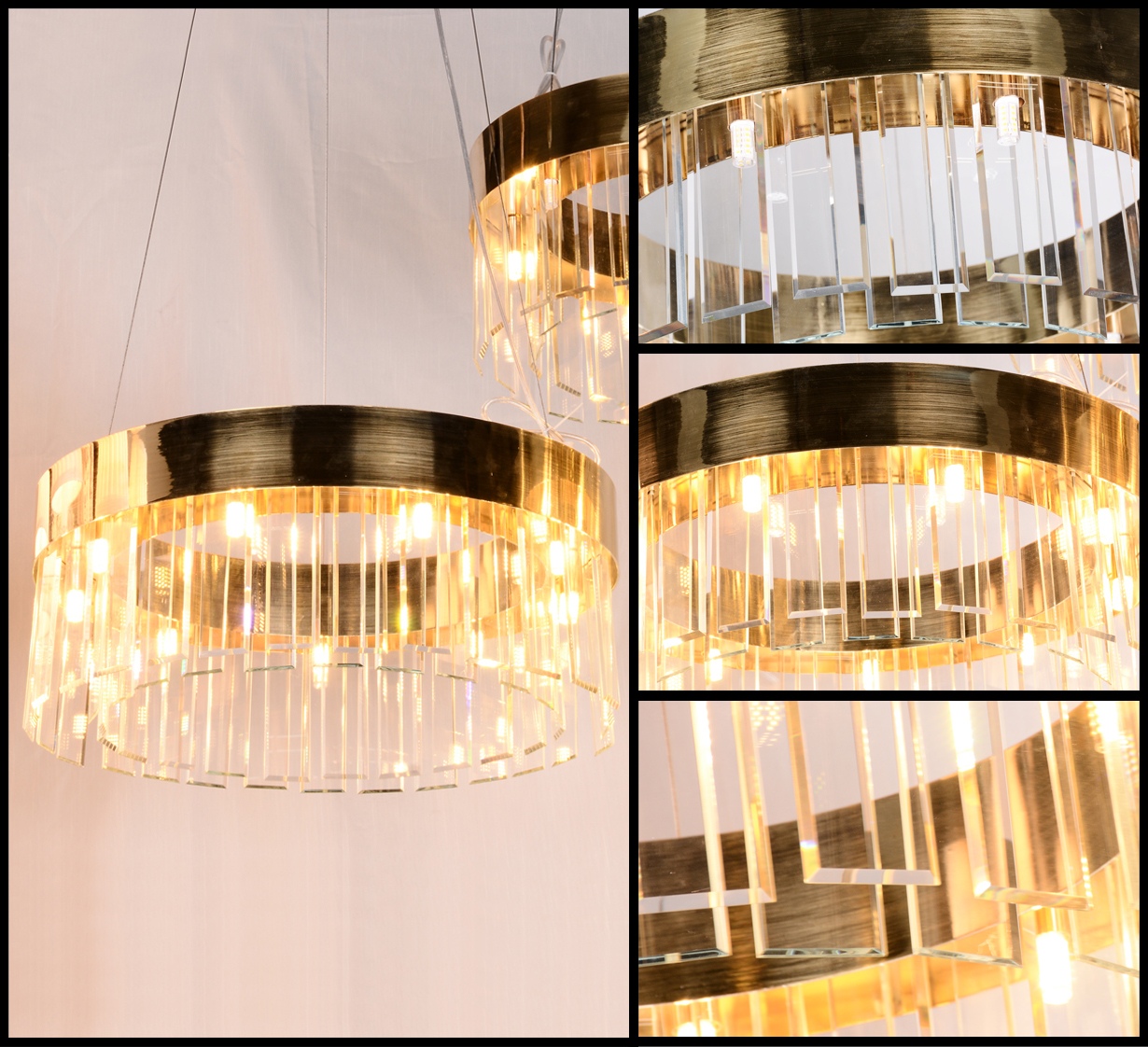 Изображение товара Подвесная люстра DeLight Collection BRCH9071-48, стиль модерн, золото, 6 галогеновых ламп