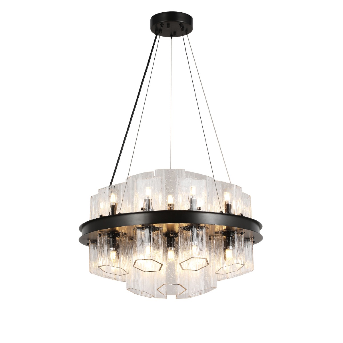 Изображение товара Подвесная люстра DeLight Collection BRCH9191-BZ модерн стиль с LED лампами