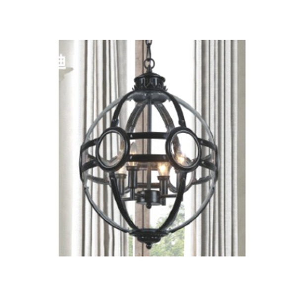 Изображение товара Подвесная люстра Delight Collection KG0516P-3 black в стиле лофт