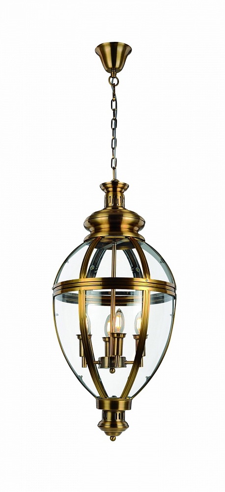 Изображение товара Подвесная люстра Arcadia KM0118P-4 brass from DeLight Collection with 4 E14 sockets