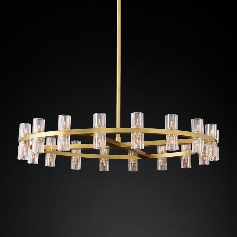 Изображение товара Потолочная люстра на штангеDelight Collection Arcachon KM1000P-36 brass