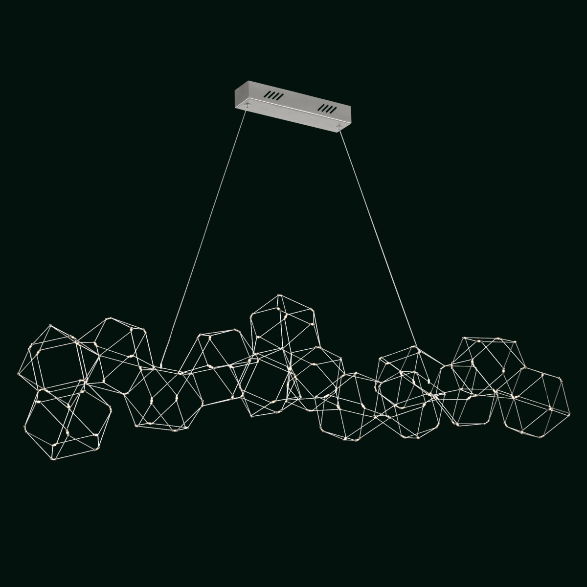 Изображение товара Подвесная светодиодная люстра DeLight Collection Lucciola MD18001068-14A chrome