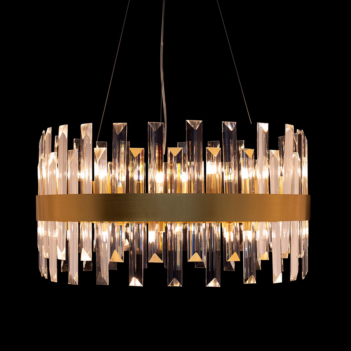 Изображение товара Подвесная люстра Zenna MD20020101-14ASG Золото Стекло Модерн 14 ламп G9