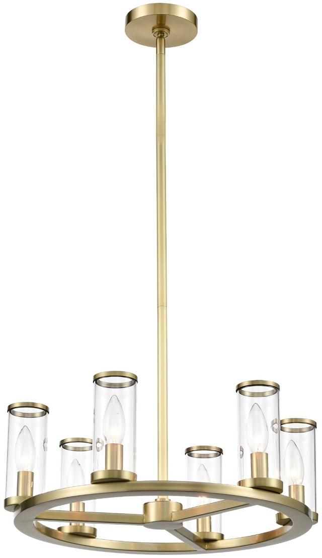 Изображение товара Подвесная люстра на штанге Delight Collection MD2061 MD2061-6A br.brass