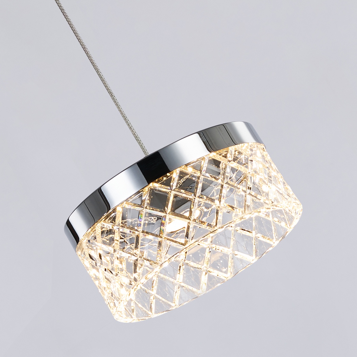 Изображение товара Подвесной светильник светодиодный DeLight Collection Diamond cut MD21020075-3A chrome