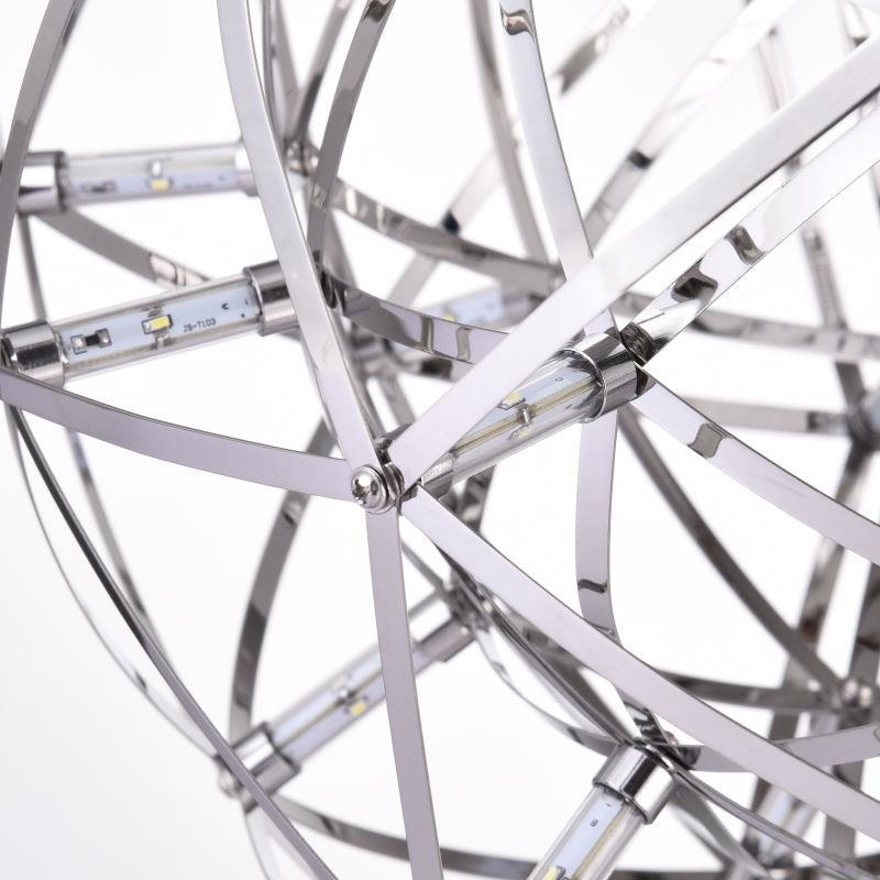 Изображение товара Подвесная светодиодная люстра Delight Collection 9027 ST-5340A chrome в форме шара