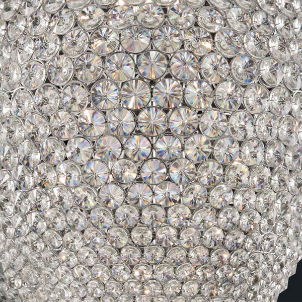 Изображение товара Подвесная люстра хрусталь Illuminati Corso MD103204-24A chrome/clear в форме шара