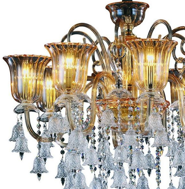 Изображение товара Подвесная люстра MD1102709-6B gold из муранского стекла