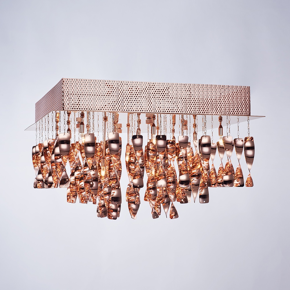 Изображение товара Потолочная люстра хрустальная Illuminati Arbor MX04005006-16C rose gold