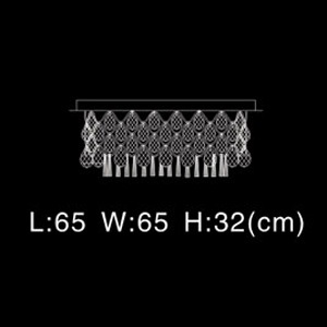 Изображение товара Потолочная люстра Illuminati Nikon MX103910-28A chrome/clear