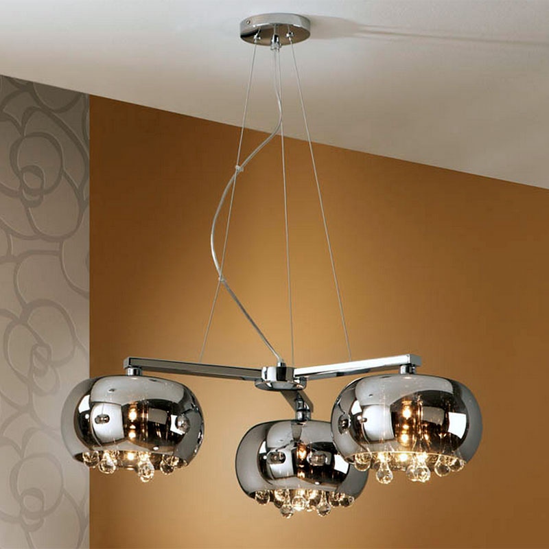 Изображение товара Подвесная люстра Schuller Argos 50-9112 с муранским стеклом 3 лампы