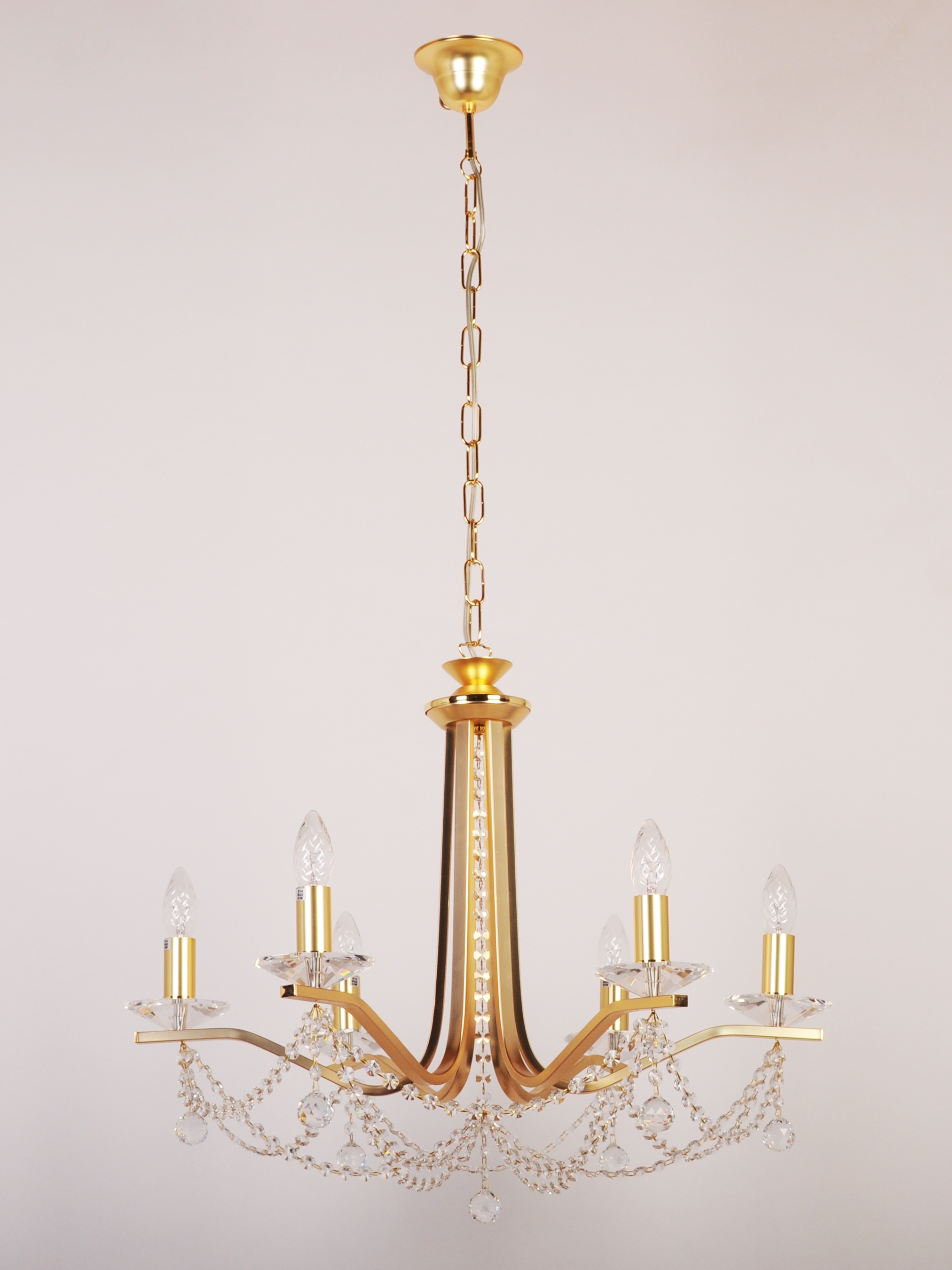 Изображение товара Подвесная люстра Doge Luce A110L06FA.3 в виде свечи