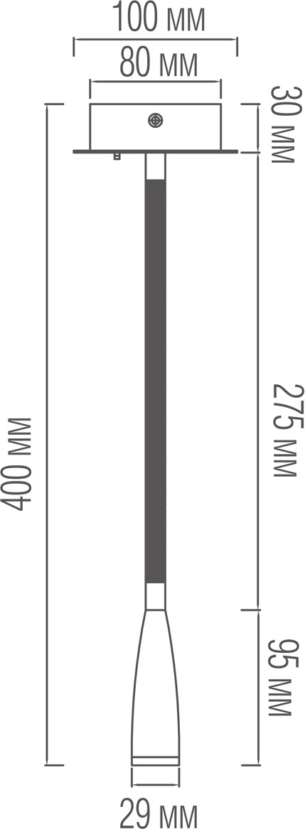 Изображение товара Настенный светильник на гибкой ножке светодиодный Donolux Kaa W111044/1Brass