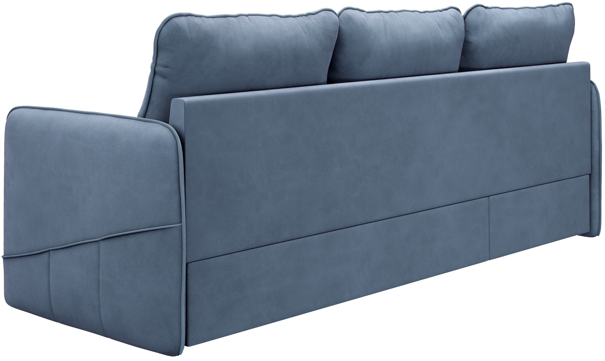 Диван тканевый угловой синий, угол левый D1 Слим AAA41521006 Velutto 48 D1  furniture купить выгодно в интернет-магазине Лю.ру - Доставка в Москве, по  России