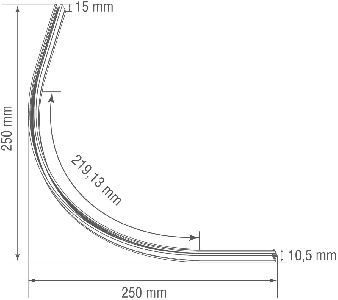 Круглый угол-соединитель для накладного шинопровода Donolux Slim Line Mini  R corner 300 CB купить выгодно в интернет-магазине Лю.ру - Доставка в  Москве, по России | видео