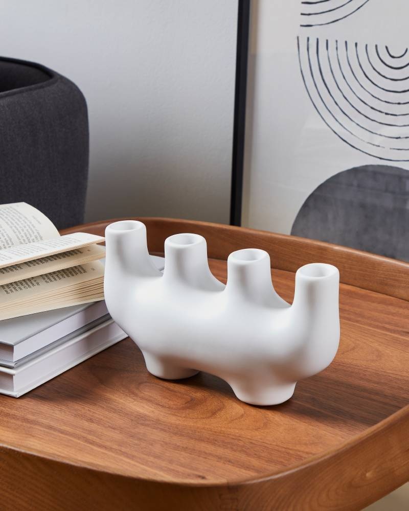 Изображение товара Подсвечник Eglo Ambilobe 421245 белый керамический арт-деко