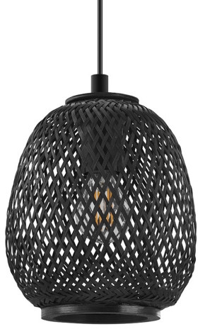 Изображение товара Подвесной светильник Eglo Dembleby 1 43266 со 3 плафонами из дерева для гостиной кухни кафе