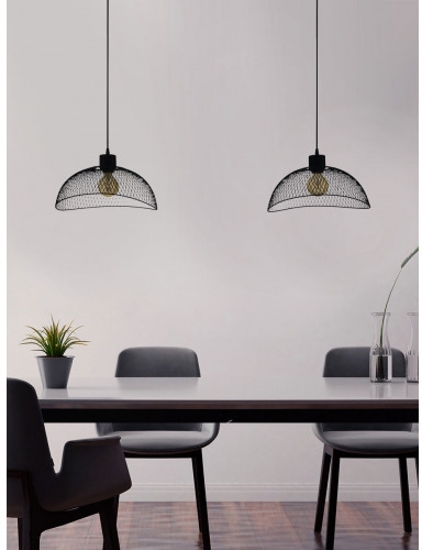 Изображение товара Подвесной светильник Eglo Pompeya 43306 черный металл