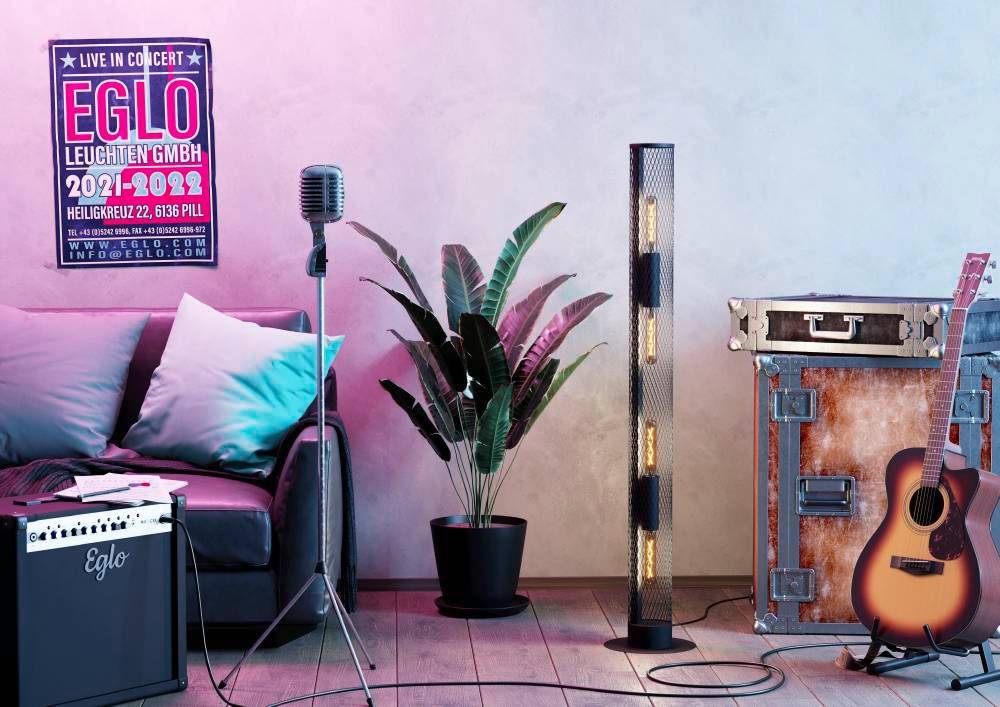 Изображение товара Торшер колонна с выключателем Eglo Redcliffe 43537