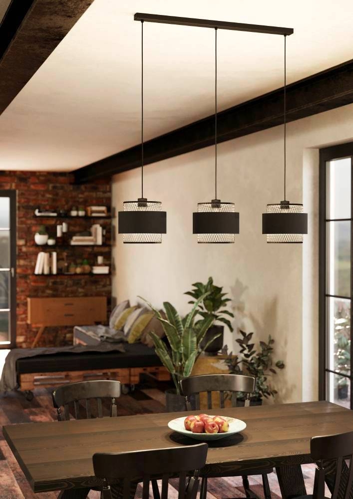 Изображение товара Подвесной светильник Eglo Bazely 43669 в черном цвете