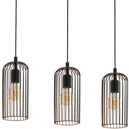 Изображение товара Подвесной светильник Eglo Roccamena 49645 для интерьера в стиле лофт