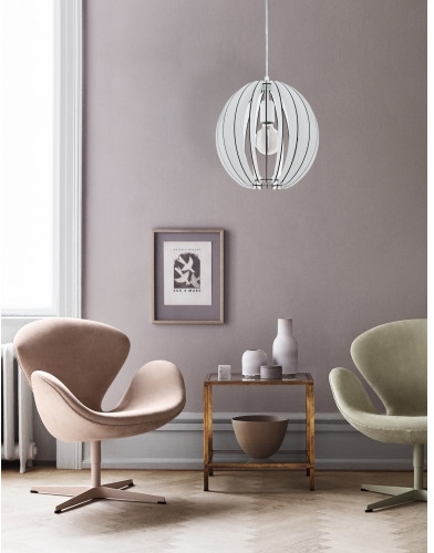 Изображение товара Подвесной светильник Eglo Cossano 94438 шар модерн белый дерево металл
