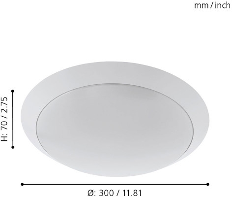 Изображение товара Настенно-потолочный светильник Eglo PILONE 97254 11 Вт современный дизайн