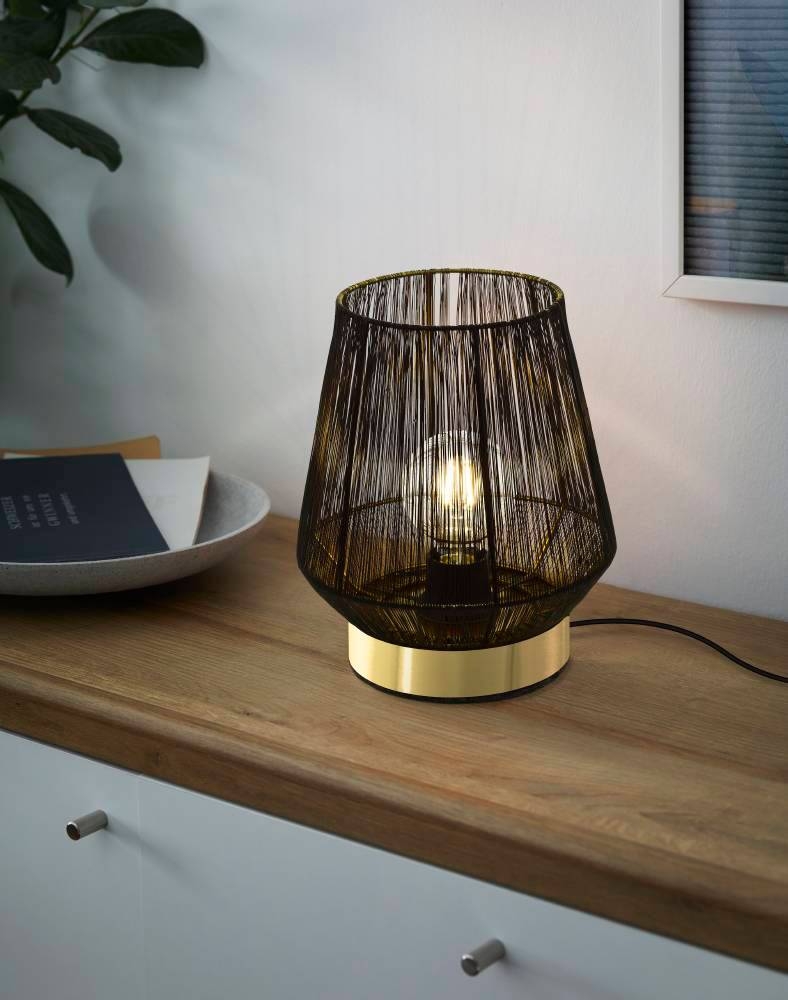 Изображение товара Настольная лампа Eglo Escandidos 99808, черная, 1xE27, 40W