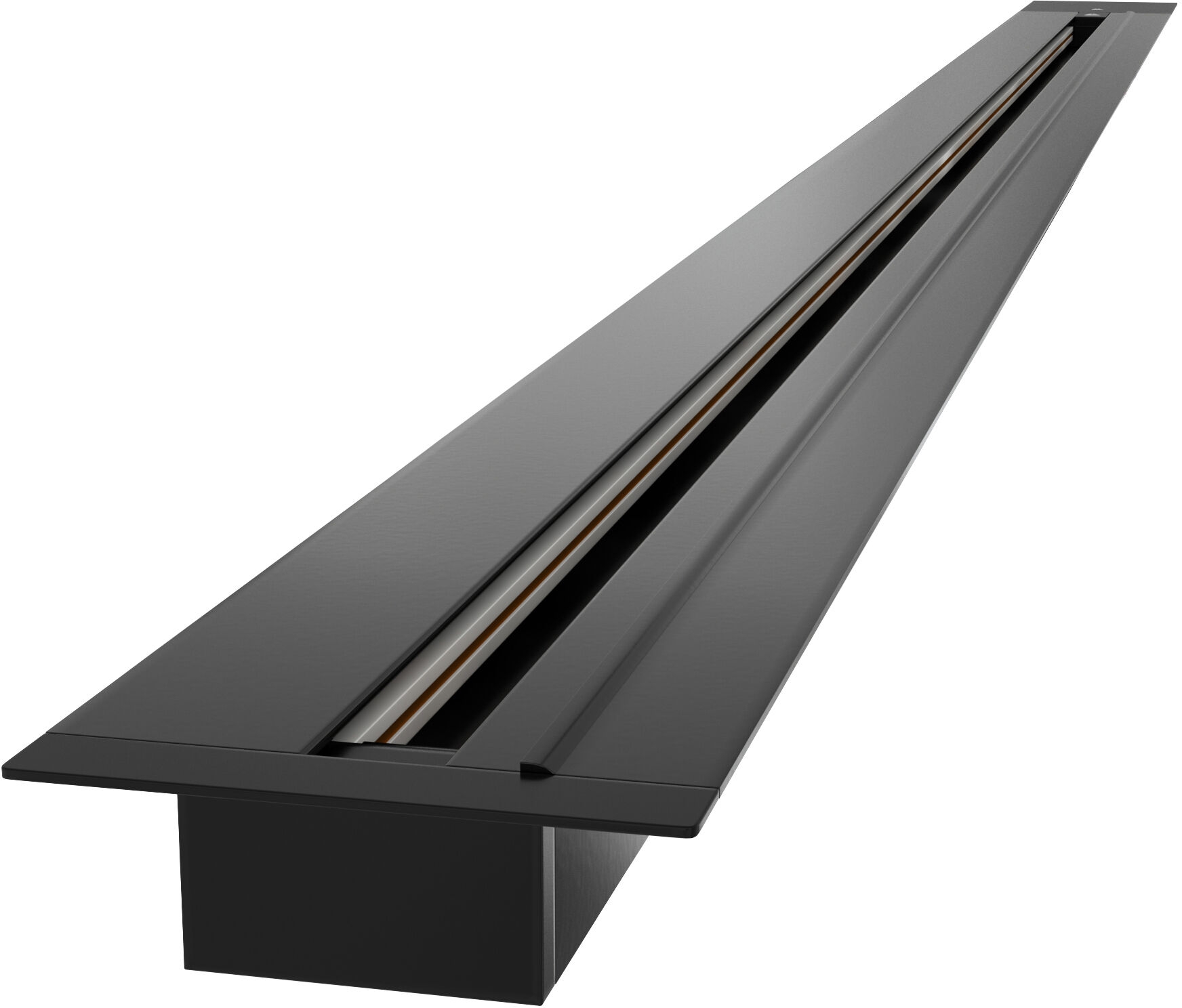 Изображение товара Однофазный шинопровод 1м встраиваемый 220V BK Elektrostandard Track Rail Recessed 85082/00