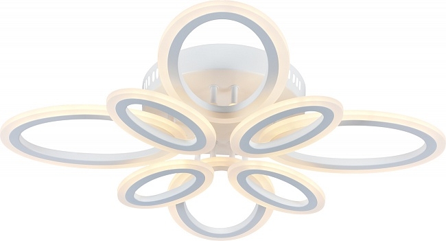 Изображение товара Современная светодиодная потолочная люстра с пультом Escada 10207/8LED белая