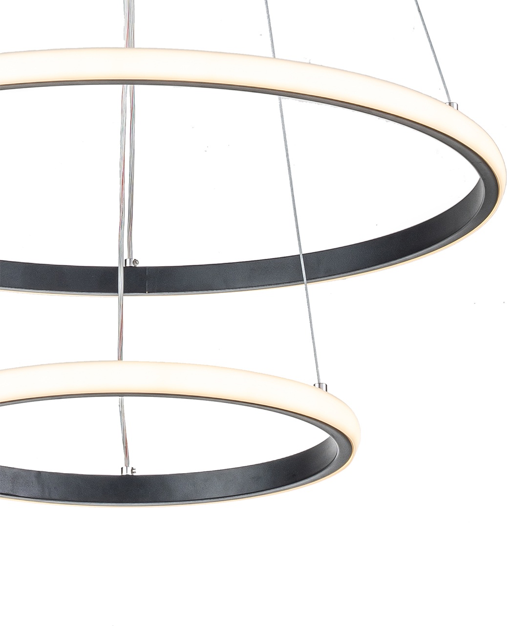 Изображение товара Подвесной светодиодный светильник Escada Euler 10228/2LED 68Вт с пультом черный