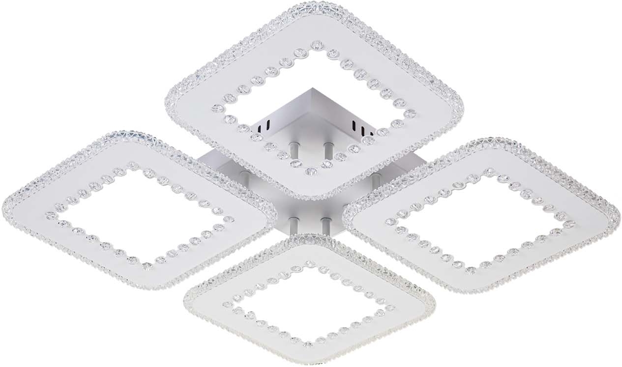 Изображение товара Потолочная люстра (+ночной режим) с пультом 10231/4 LED*149W Escada Dew 10231/4LED