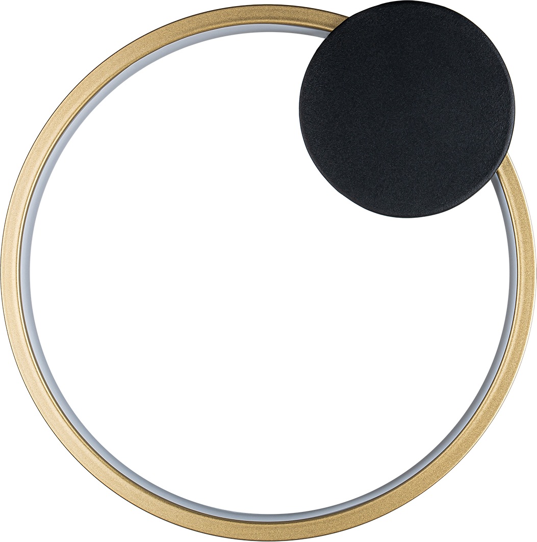 Изображение товара Настенный светодиодный светильник Escada 10262/1LED золото черный современный дизайн