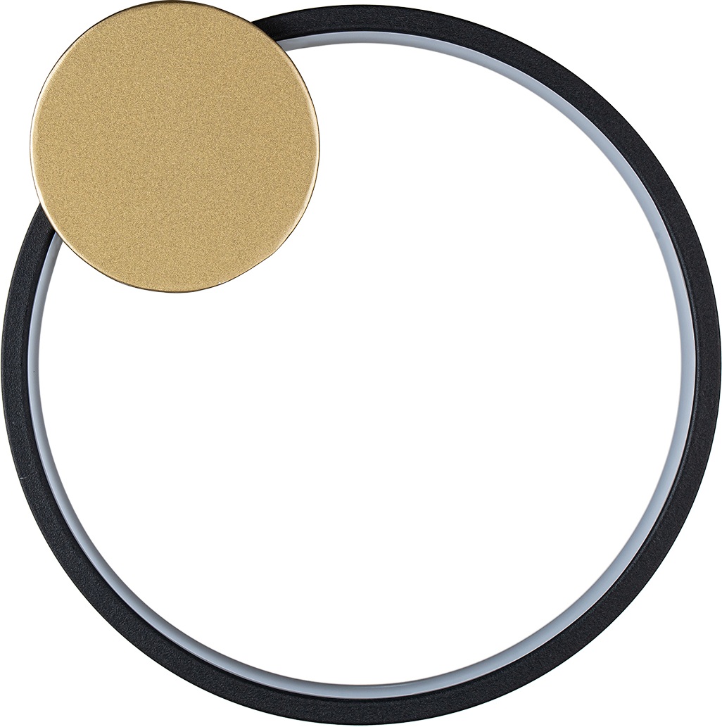 Изображение товара Настенный светодиодный светильник Escada Figures 10263/1LED 15Вт 1040Лм 4500К черный