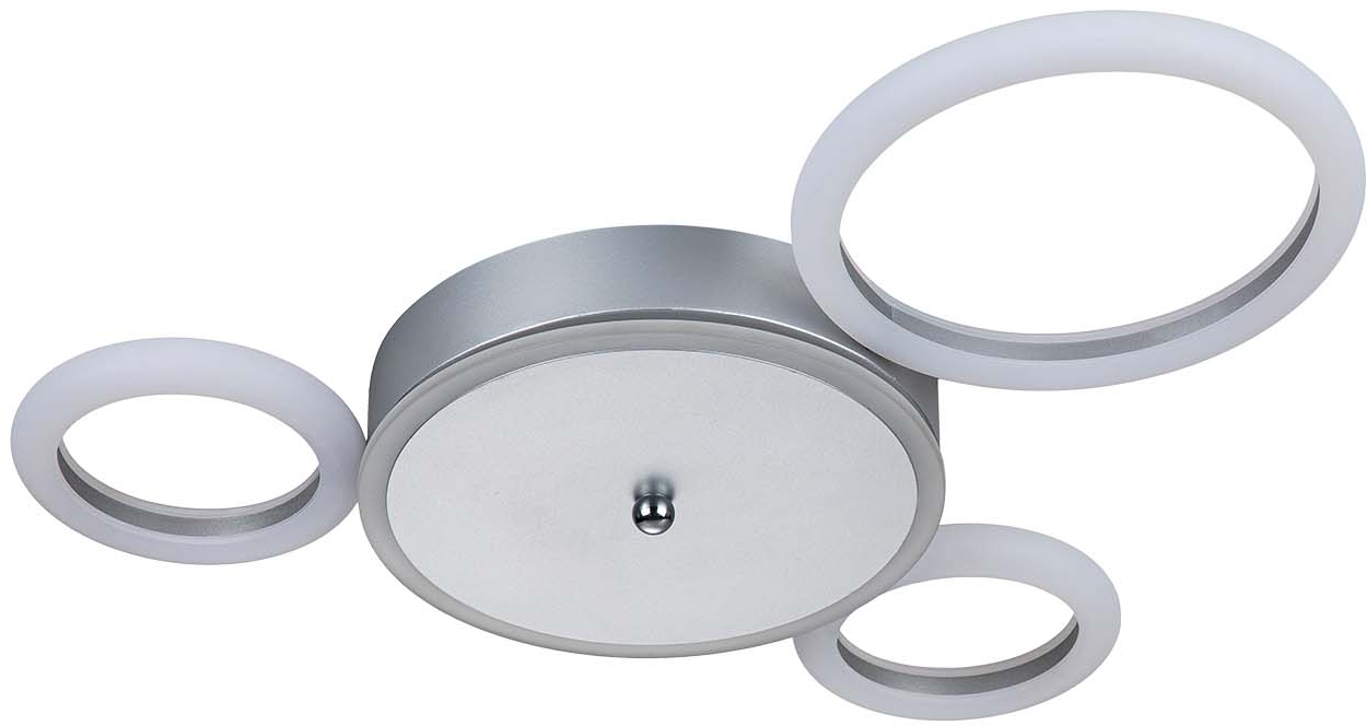 Изображение товара Потолочная люстра (+ночной режим) с пультом 10268/4 LED*40W Escada Saturn 10268/4LED Silver