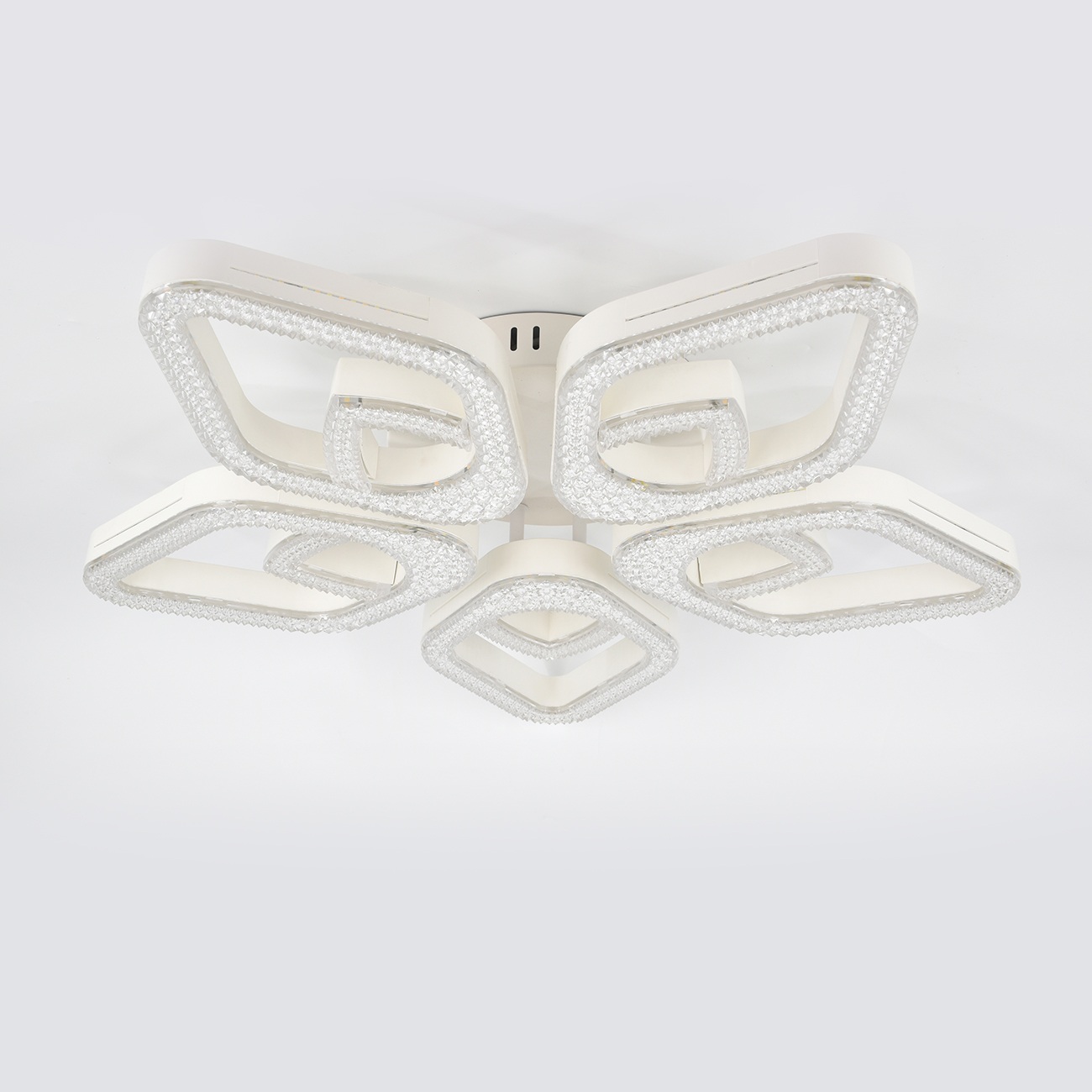 Изображение товара Потолочная люстра (+ночной режим) светодиодная Escada Sedna 10280/5LED 84Вт, с ПДУ, металл/акрил, белый