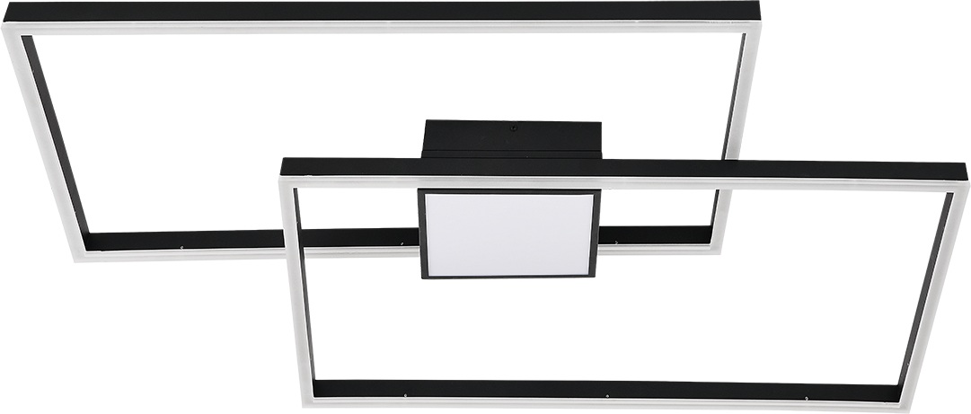 Изображение товара Потолочная люстра (+ночной режим) с пультом светодиодная Escada Twins 10284/3LED 164Вт металл/акрил, черный