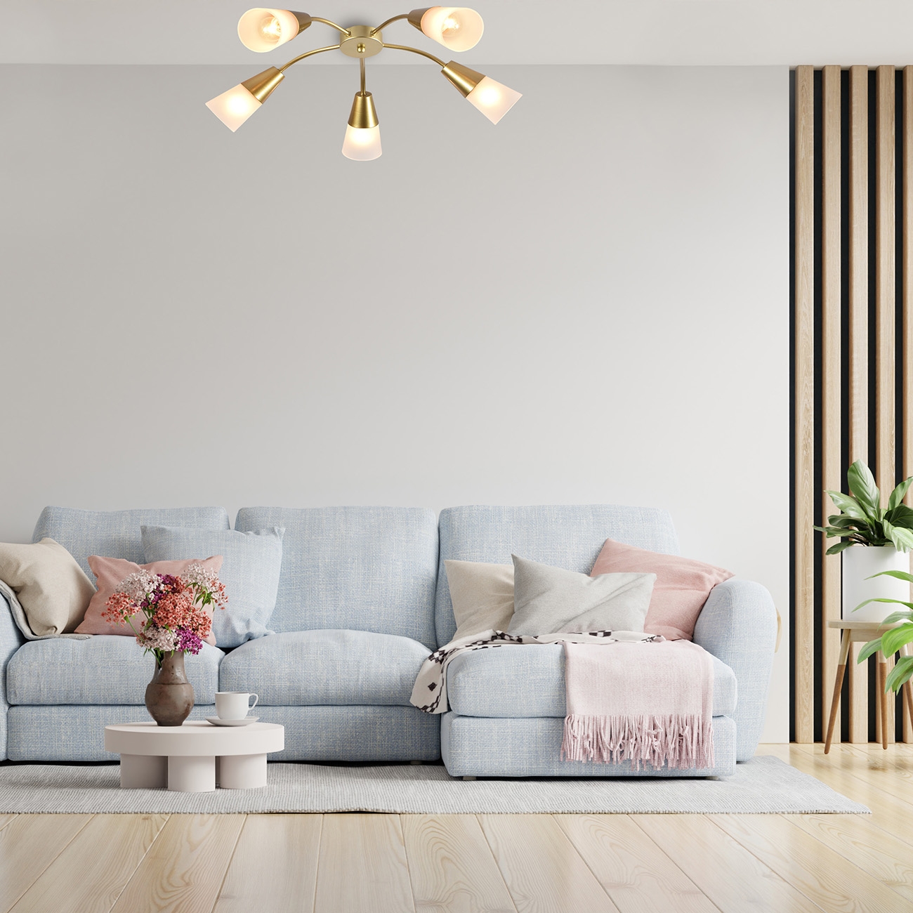 Изображение товара Потолочная люстра Escada Aquilegia 1100/5P Gold