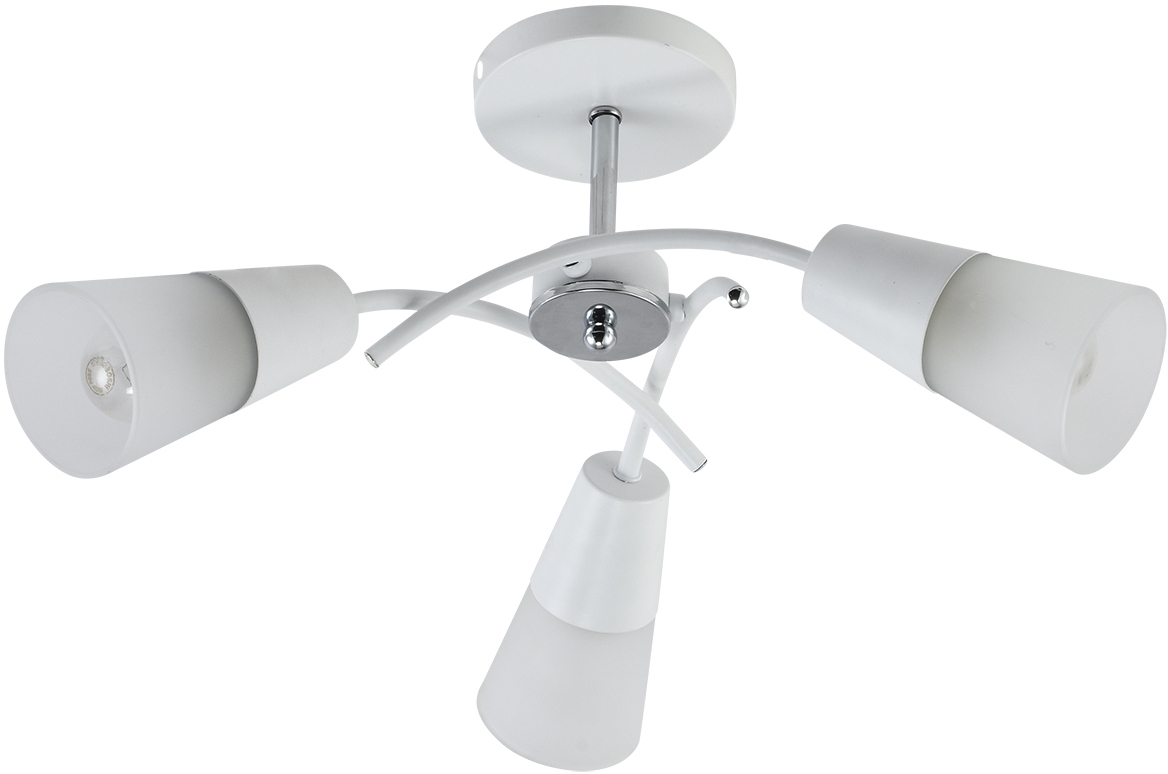 Изображение товара Потолочная люстра Escada Calla 1109/3P White на штанге для современного интерьера