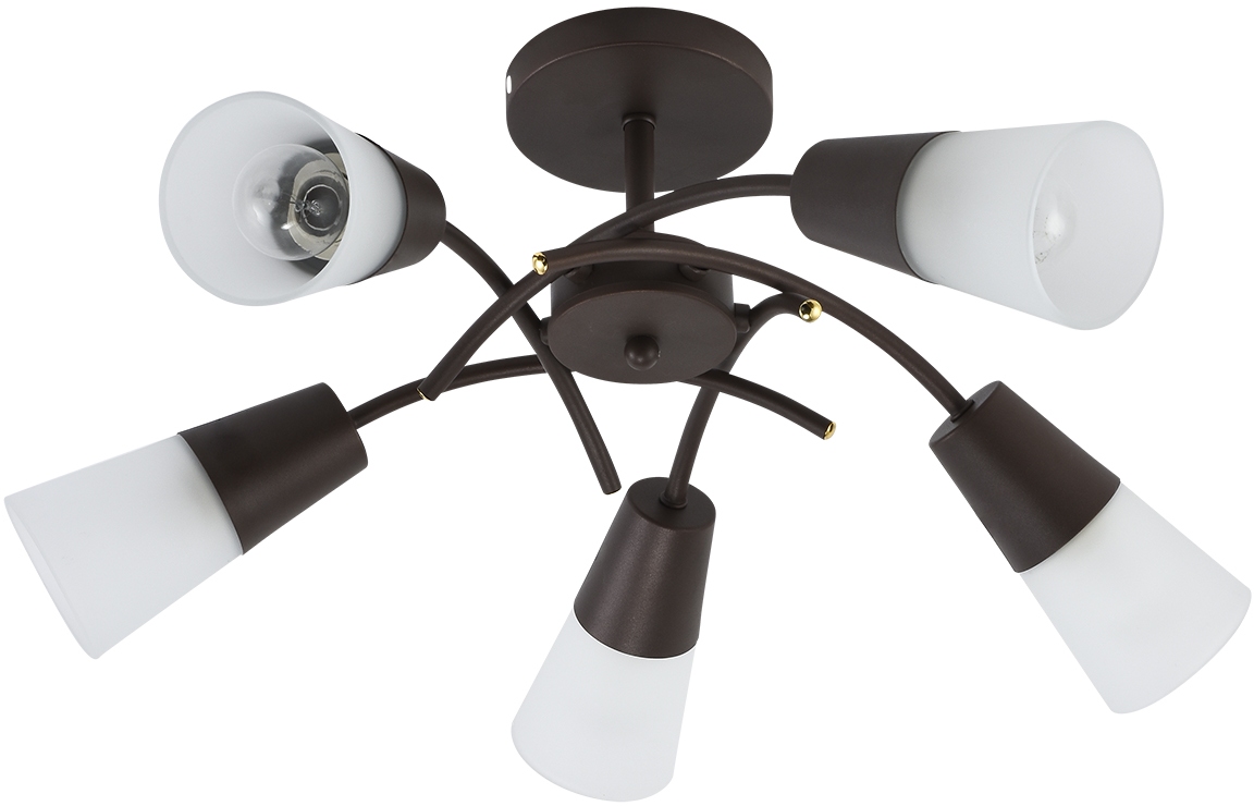 Изображение товара Потолочная люстра Escada Calla 1109/5P Wenge на штанге 5xE14