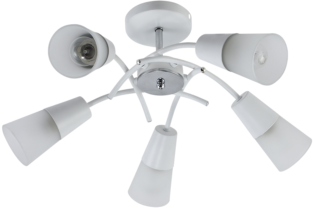 Изображение товара Потолочная люстра Escada Calla 1109/5P White на штанге