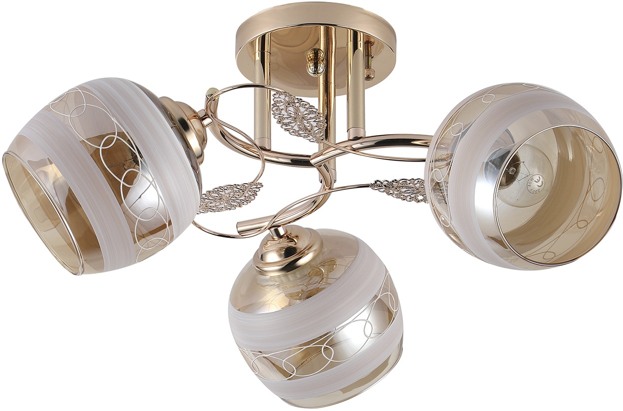 Изображение товара Потолочная люстра на штанге Escada Aiva 1110/3PL E27*40W Gold