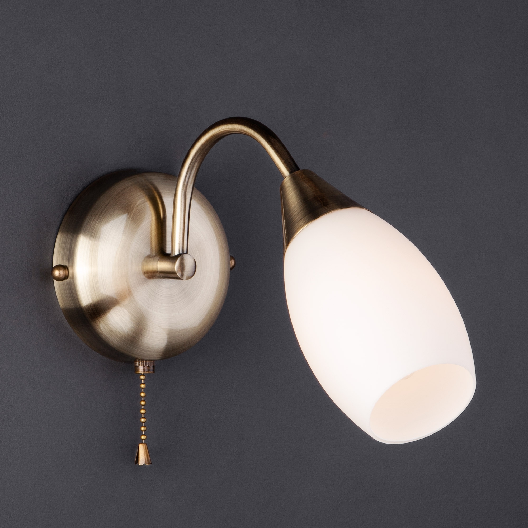 Изображение товара Бра с выключателем 30280/1 Eurosvet Ginevra античная бронза