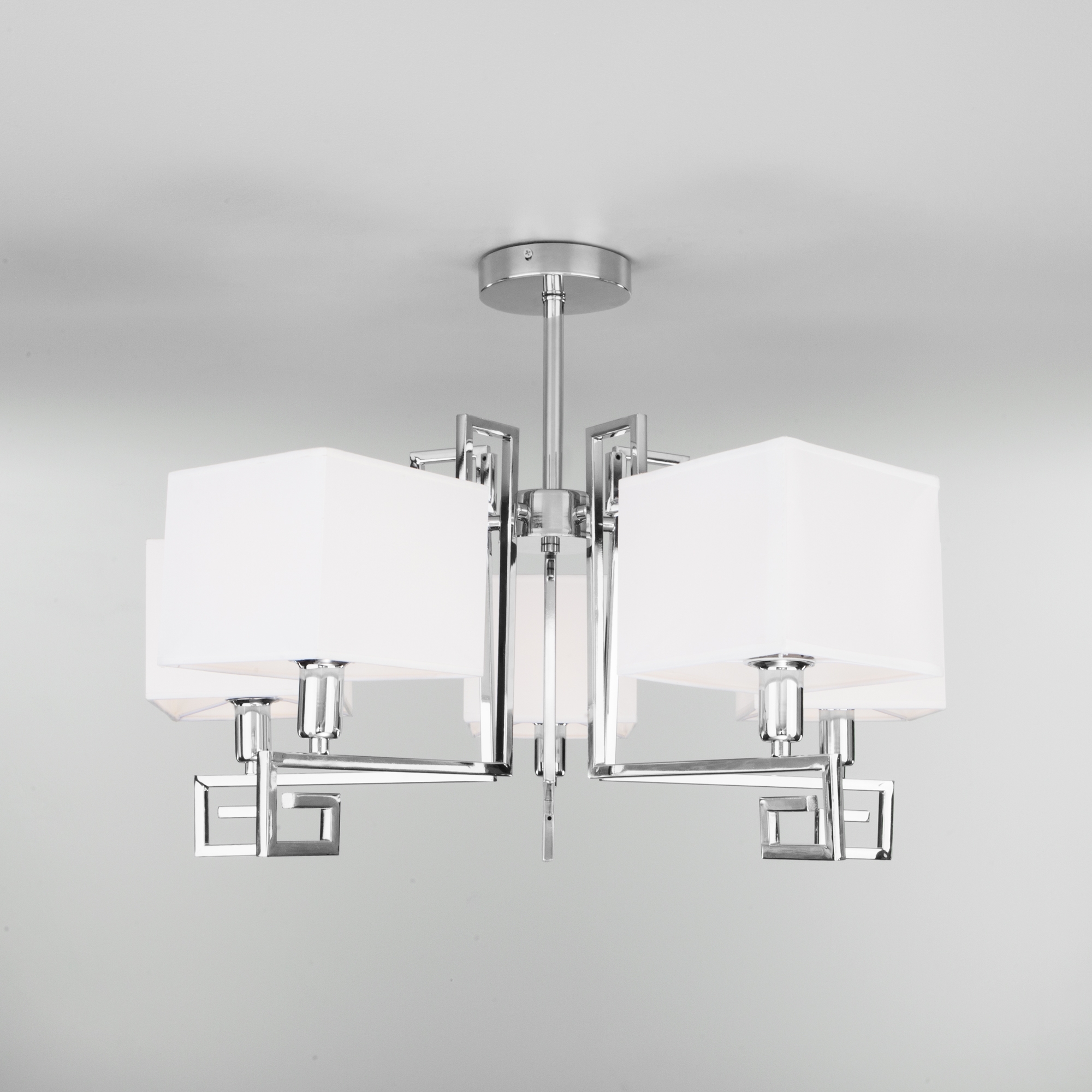 Изображение товара Потолочная люстра 60115/5 Eurosvet Alma хром форма куба