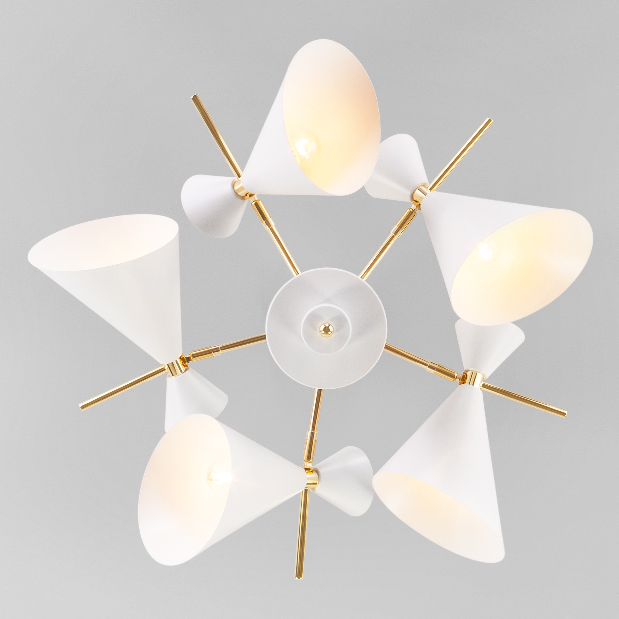 Изображение товара Потолочная люстра Eurosvet 70114/5 белый Smart WiFi голосовое управление