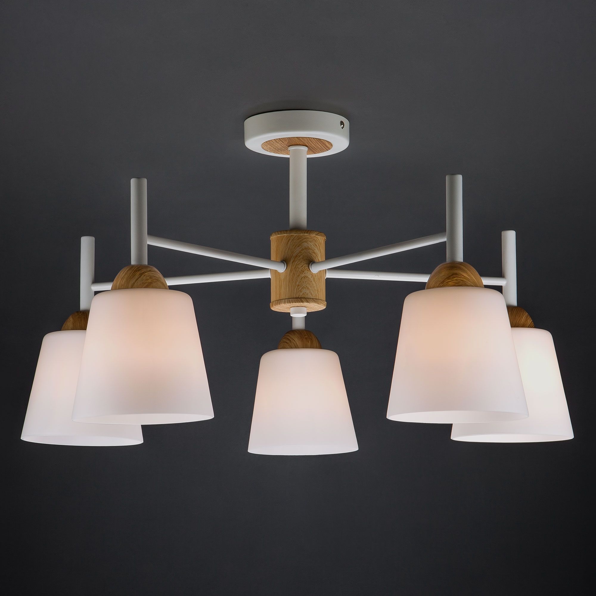 Изображение товара Потолочная люстра 70085/5 Eurosvet Fresco белый