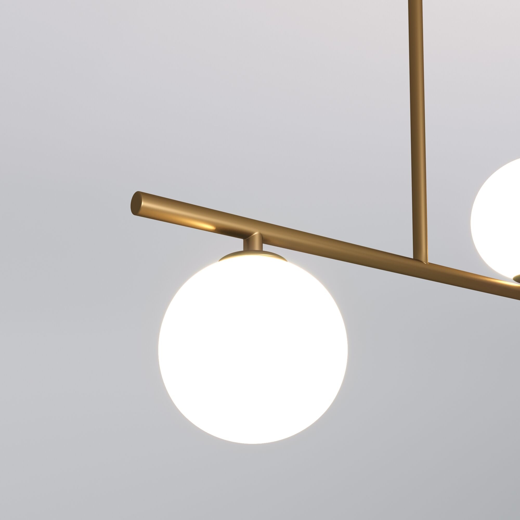 Изображение товара Потолочная люстра на штанге Eurosvet Fredo 70146/4 латунь стиль модерн